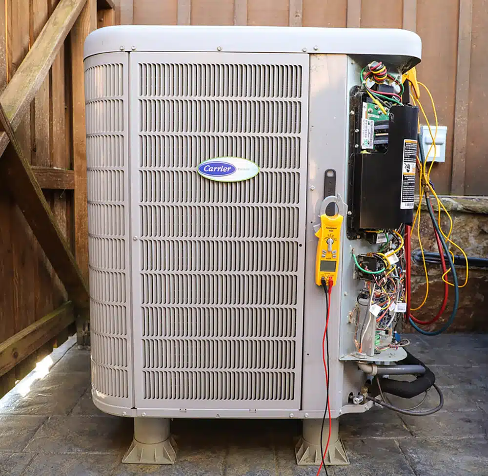 AC unit outside of residential home in Warrenton, VA.